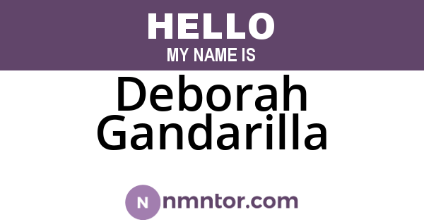 Deborah Gandarilla