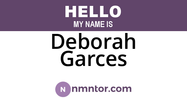 Deborah Garces