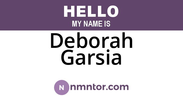 Deborah Garsia