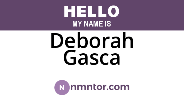 Deborah Gasca