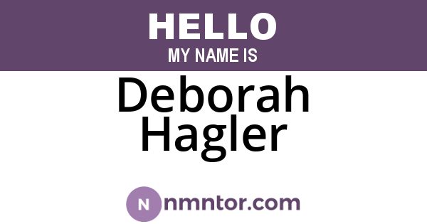 Deborah Hagler