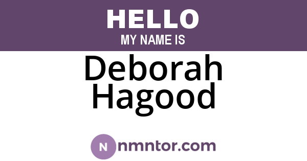 Deborah Hagood