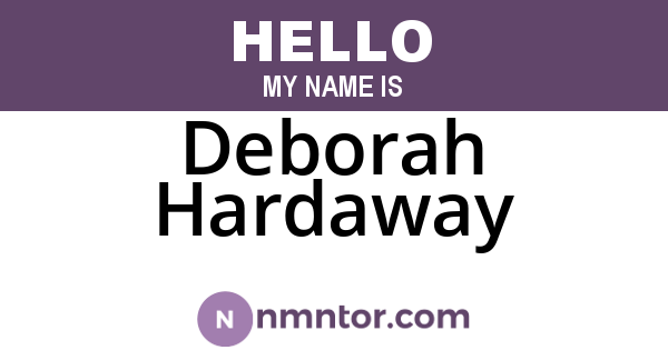 Deborah Hardaway