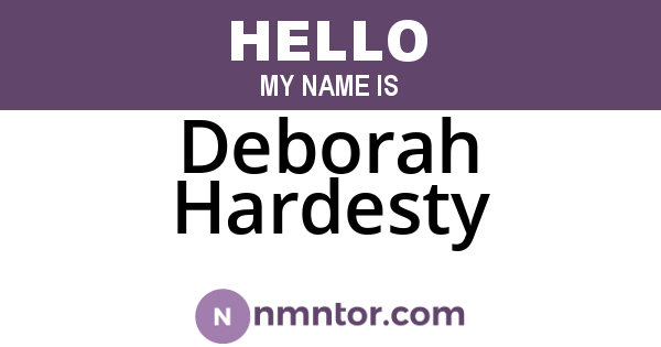 Deborah Hardesty