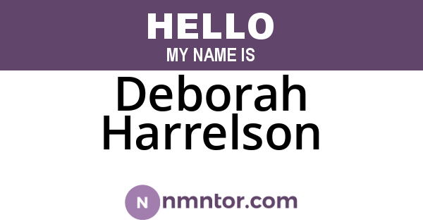 Deborah Harrelson