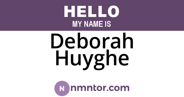 Deborah Huyghe