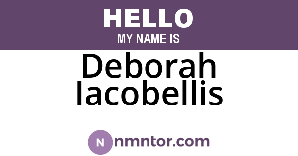 Deborah Iacobellis