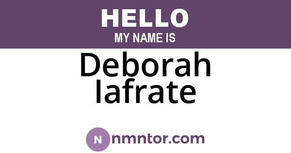 Deborah Iafrate
