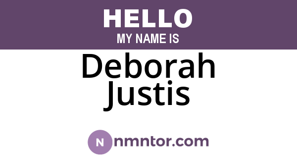 Deborah Justis