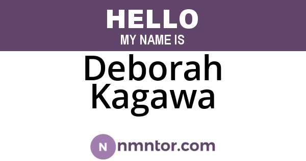 Deborah Kagawa