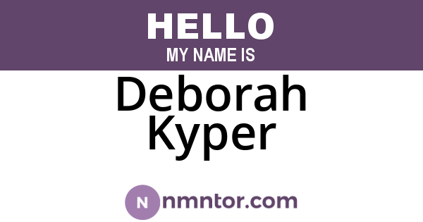 Deborah Kyper