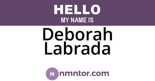 Deborah Labrada