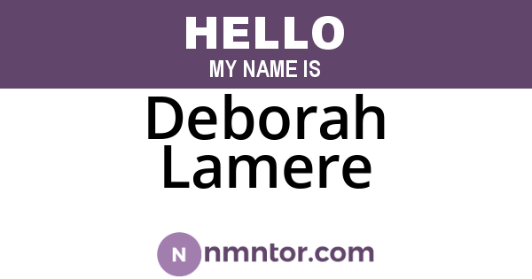 Deborah Lamere
