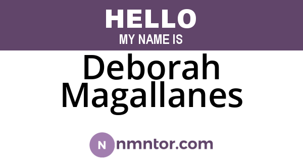 Deborah Magallanes