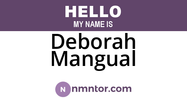 Deborah Mangual