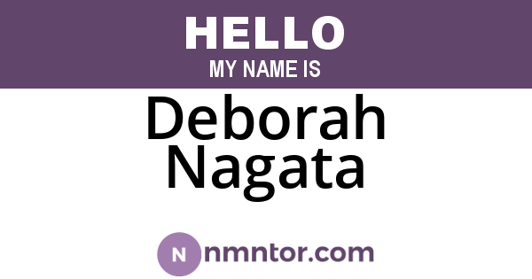 Deborah Nagata