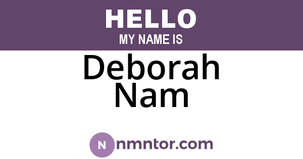 Deborah Nam