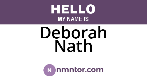 Deborah Nath