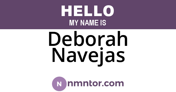 Deborah Navejas