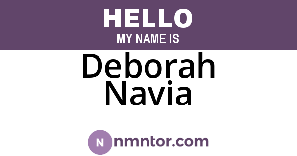 Deborah Navia