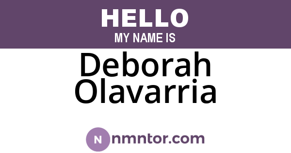 Deborah Olavarria