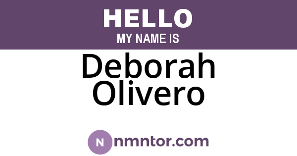 Deborah Olivero
