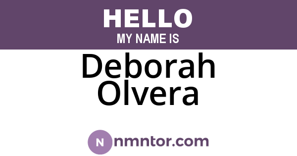 Deborah Olvera