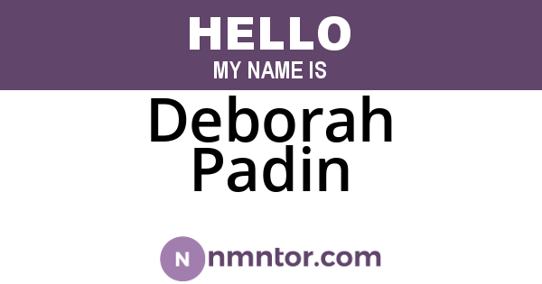 Deborah Padin