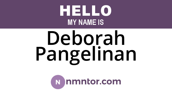 Deborah Pangelinan