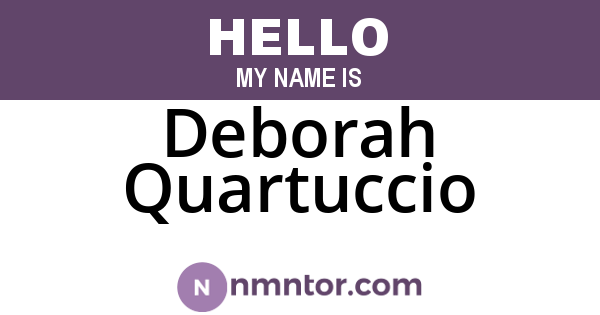Deborah Quartuccio