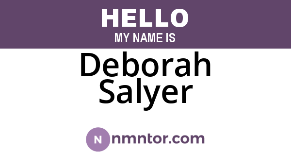Deborah Salyer