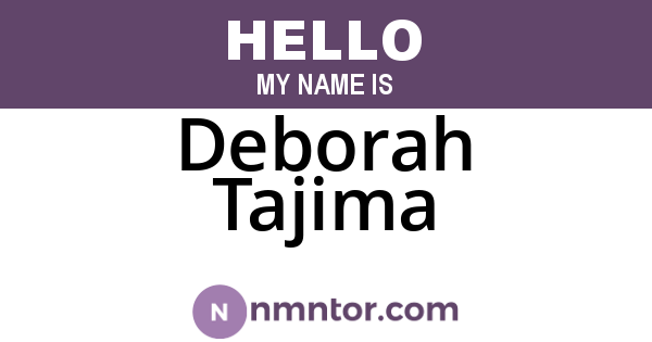 Deborah Tajima