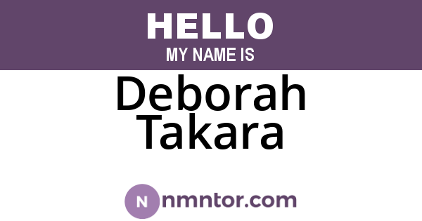 Deborah Takara