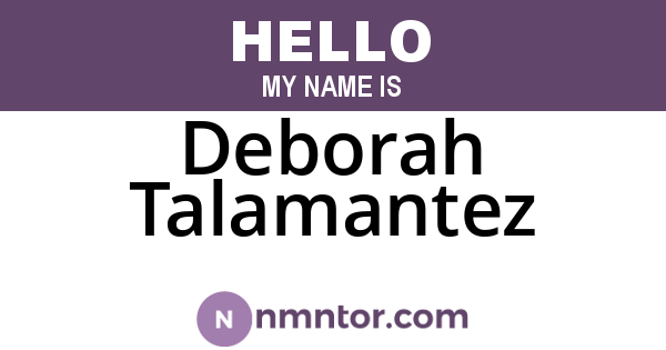 Deborah Talamantez