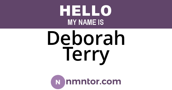 Deborah Terry