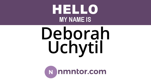 Deborah Uchytil