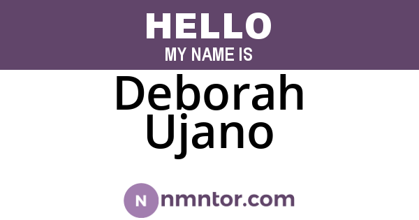 Deborah Ujano