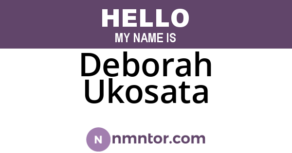 Deborah Ukosata