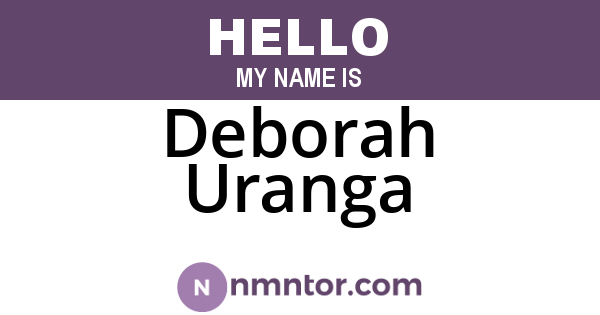 Deborah Uranga