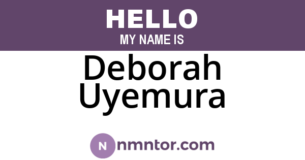 Deborah Uyemura