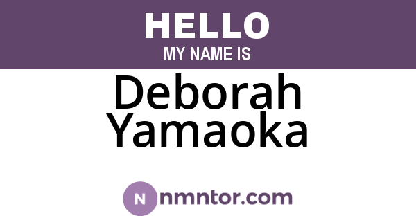 Deborah Yamaoka
