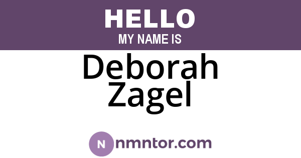 Deborah Zagel