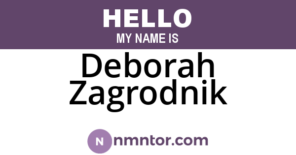 Deborah Zagrodnik