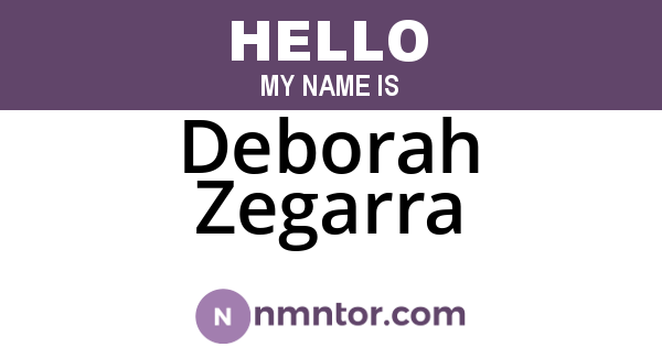 Deborah Zegarra