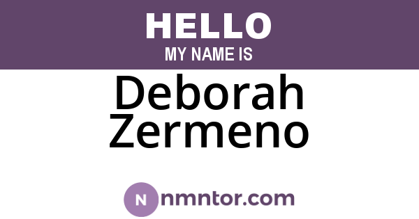 Deborah Zermeno