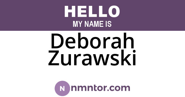 Deborah Zurawski