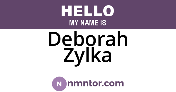 Deborah Zylka