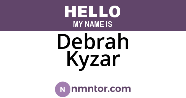 Debrah Kyzar