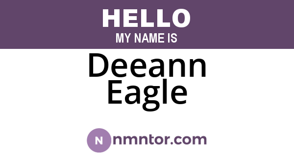Deeann Eagle