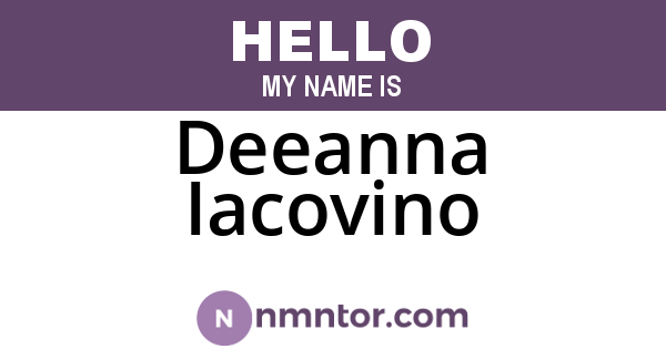 Deeanna Iacovino